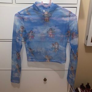 Mesh AESTHETIC angel shirt